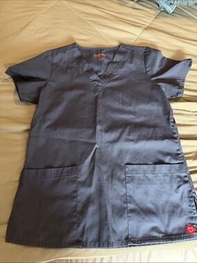Cherokee Workwear Navy Women's V-Neck Scrub Top
